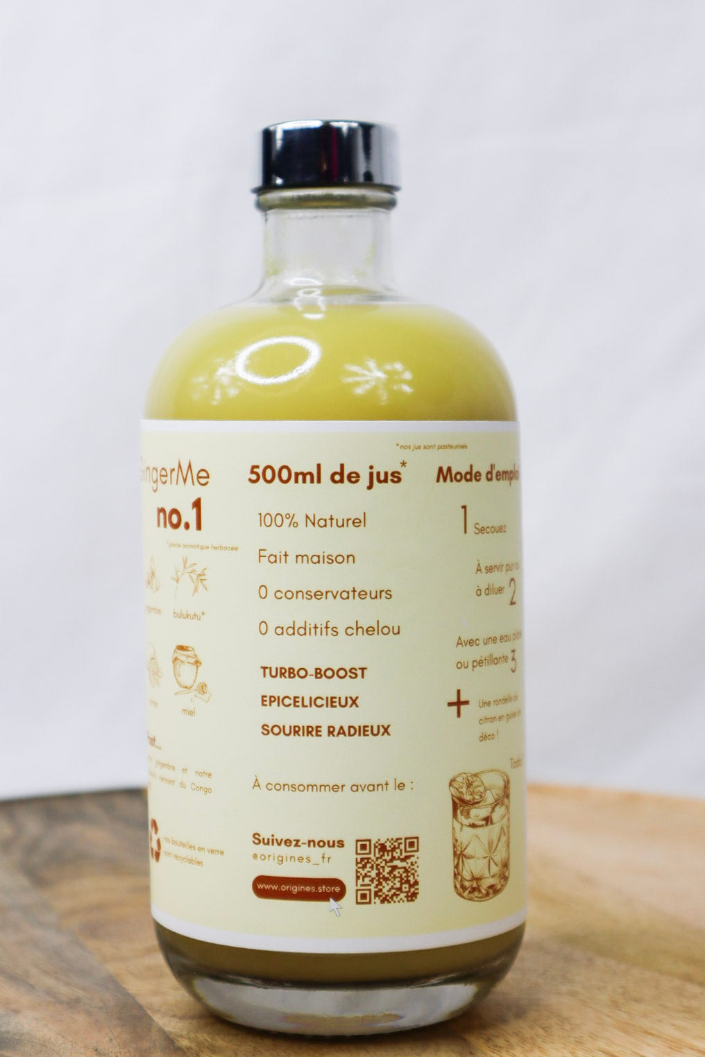 GingerMe - Le concentré de gingembre naturel