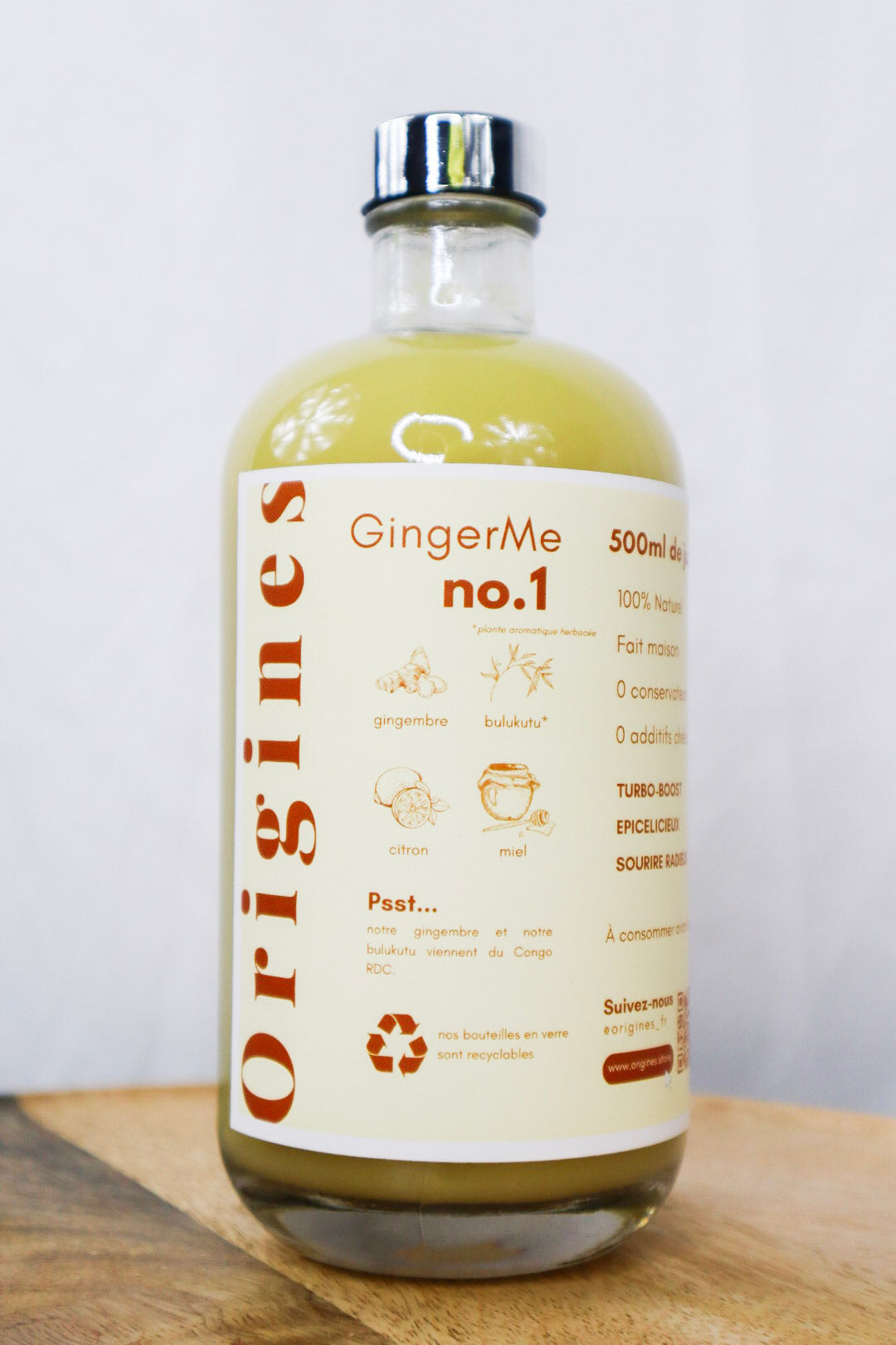 GingerMe - Le concentré de gingembre naturel