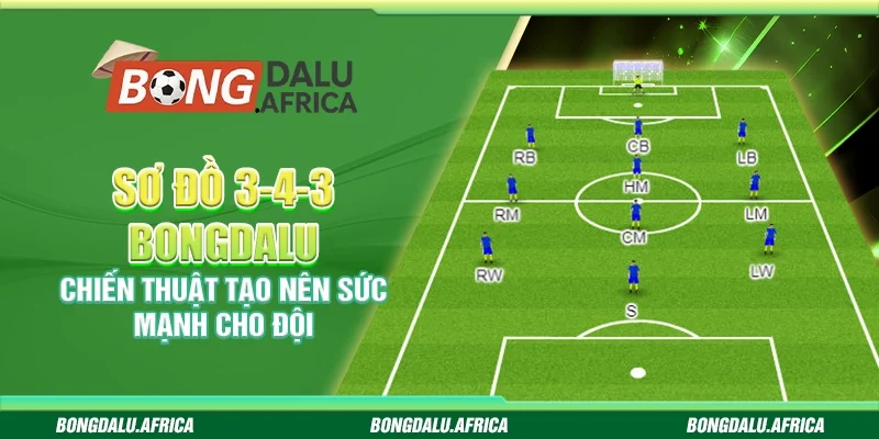 Sơ Đồ 3-4-3 Bongdalu – Chiến Thuật Tạo Nên Sức Mạnh Cho Đội