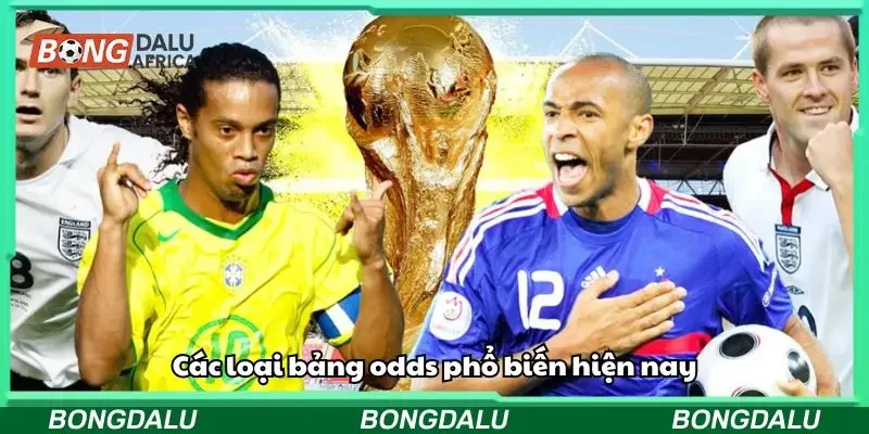 Điểm danh các bảng odds phổ biến nhất hiện nay