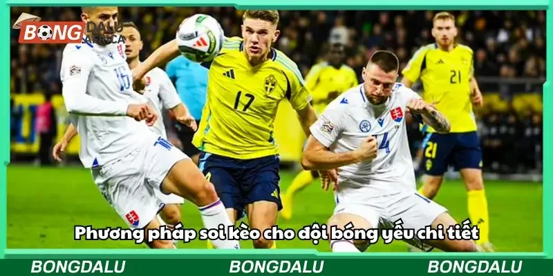 Phương pháp soi kèo cho đội bóng yếu chi tiết